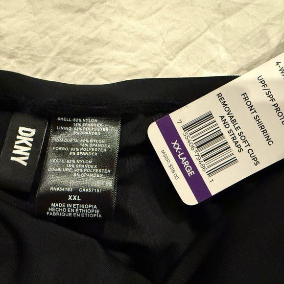 DKNY Black Swimwear - Picture 3 of 7